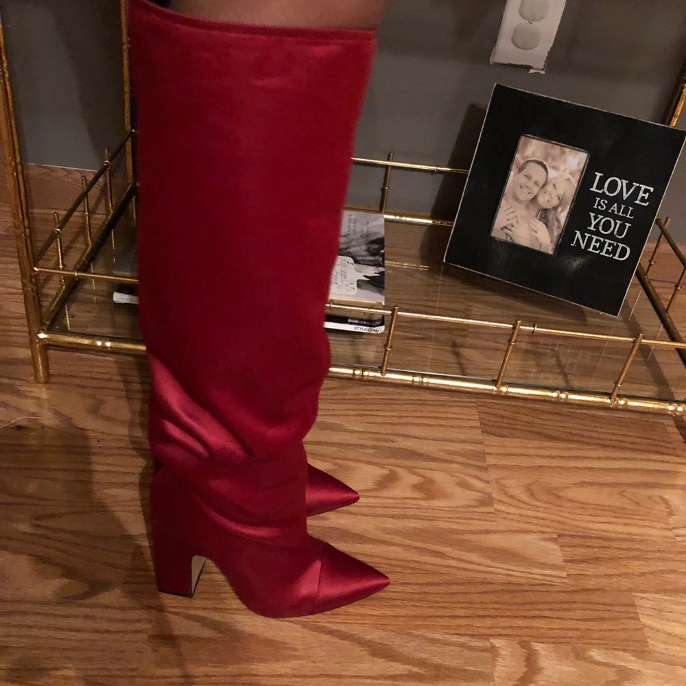Red Zara Boot